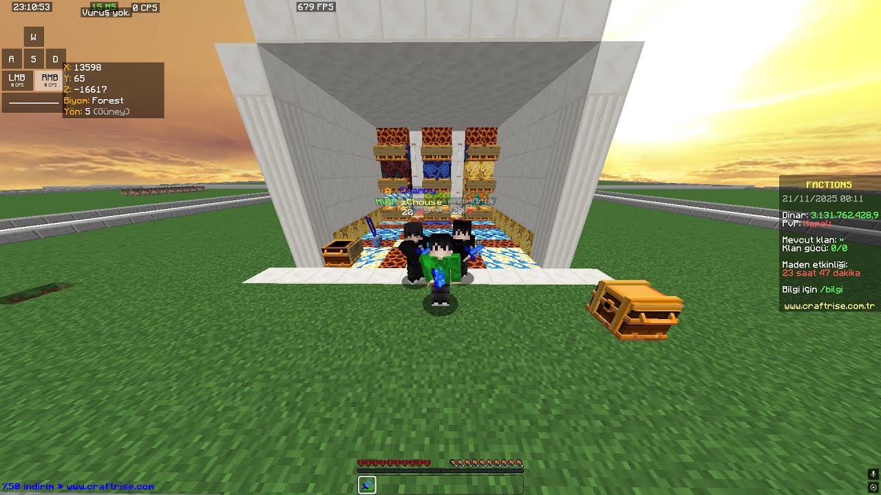 Craftrise Factions Alayına Diss - #craftrise #factions #domuz #vs Laze Pro