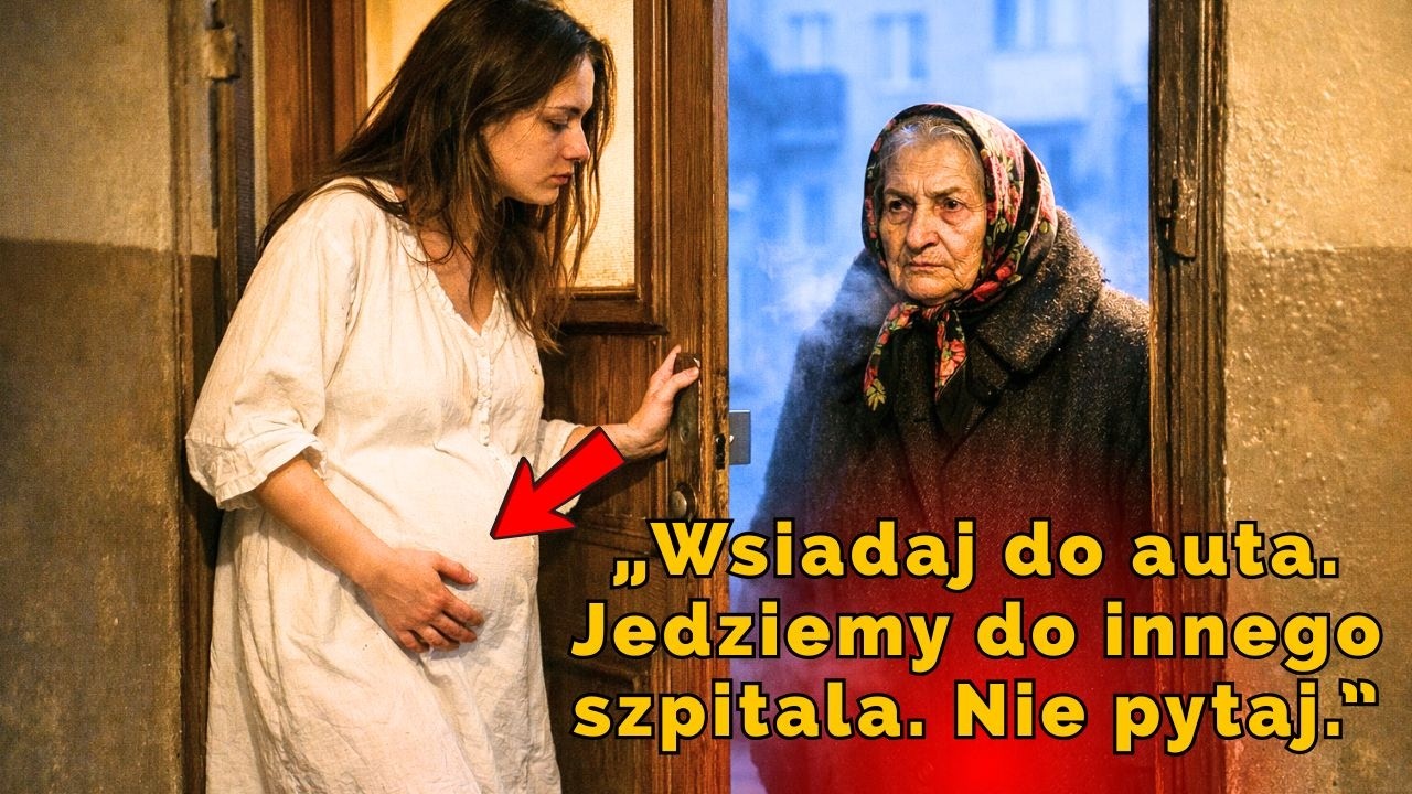 W dniu porodu babcia męża zapukała: „Wsiadaj do auta. Do innego szpitala. Nie pytaj.” Zadrżałam.