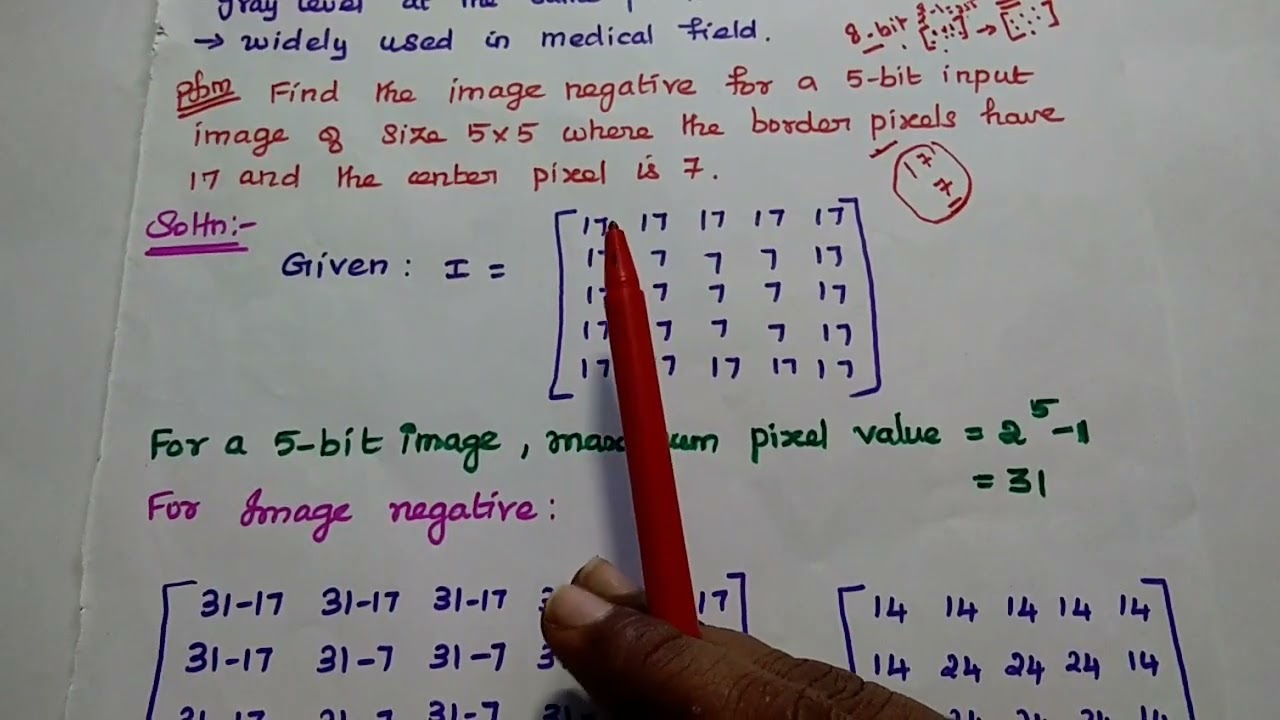 DIP - Image Negative - Problems Solved in Linear Gray level Transformation - Image Processing
