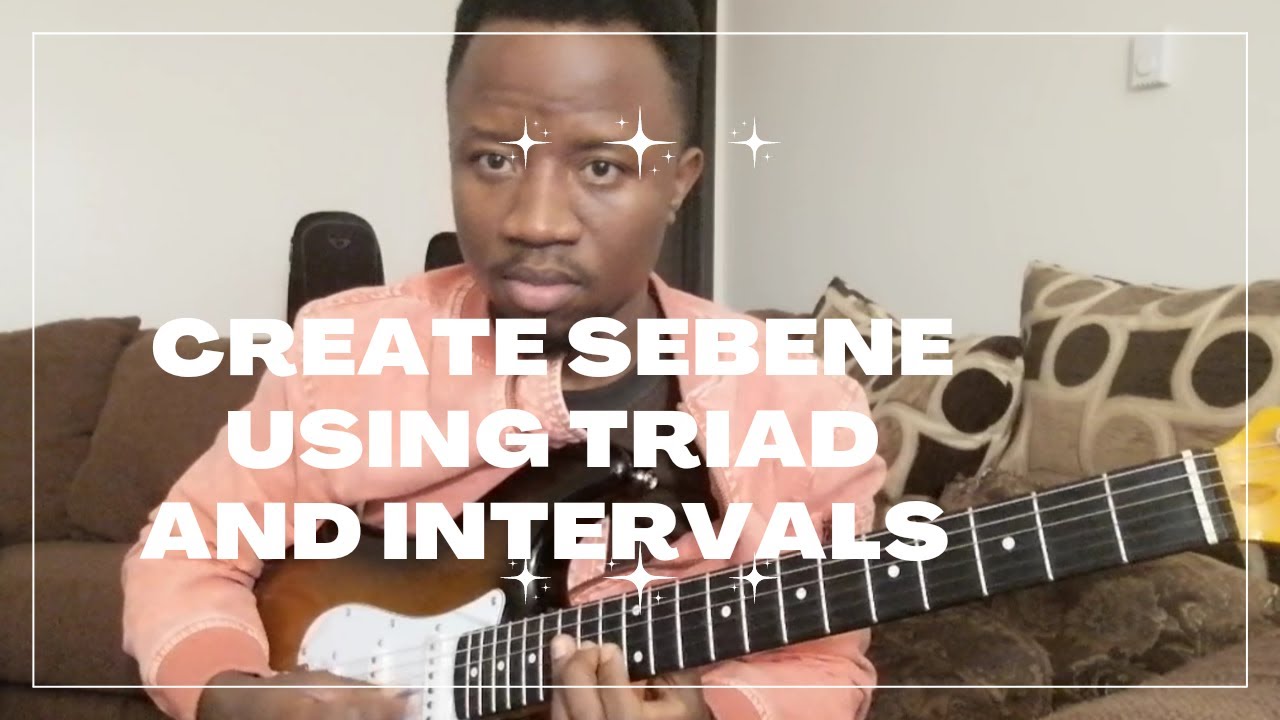 SIMPLE WAY TO CREAT SEBENE (triad and intervals)#guitarlesson