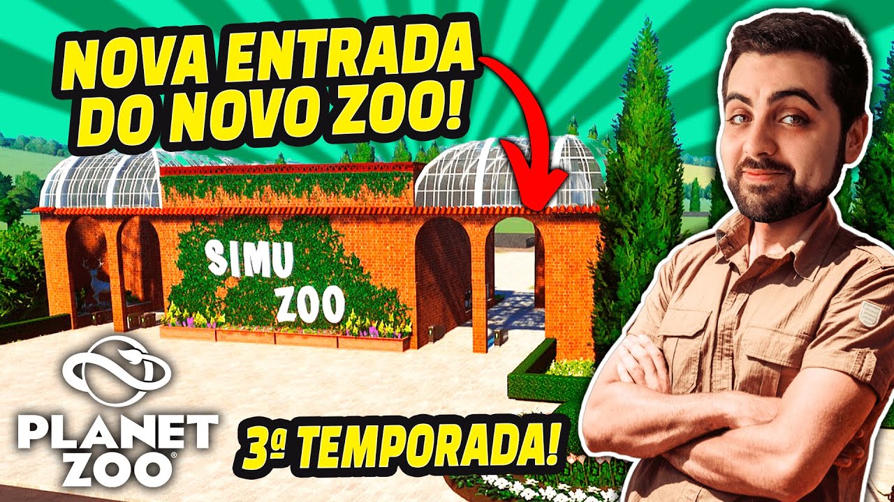 COMEÇANDO UM NOVO ZOOLÓGICO DO ZERO! 3ª Temporada! 🚗 | Planet Zoo | #01 | PT-BR ⭐