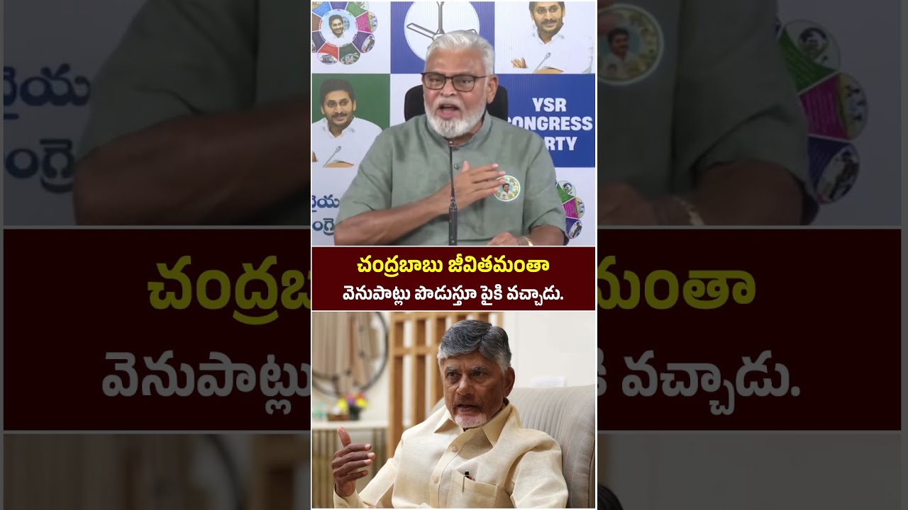 Ambati Rambabu Hot Comments on Chandrababu Naidu || #shorts #ambatirambabu #chandrababu #appolitics