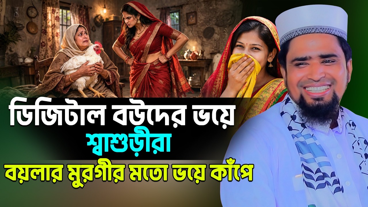 ডিজিটাল বউদের ভয়ে শ্বাশুড়ীরা ব্রয়লার মুরগীর মতো কাঁপে | Mawlana Mosharof Hosen Salauddin | Waz 2026