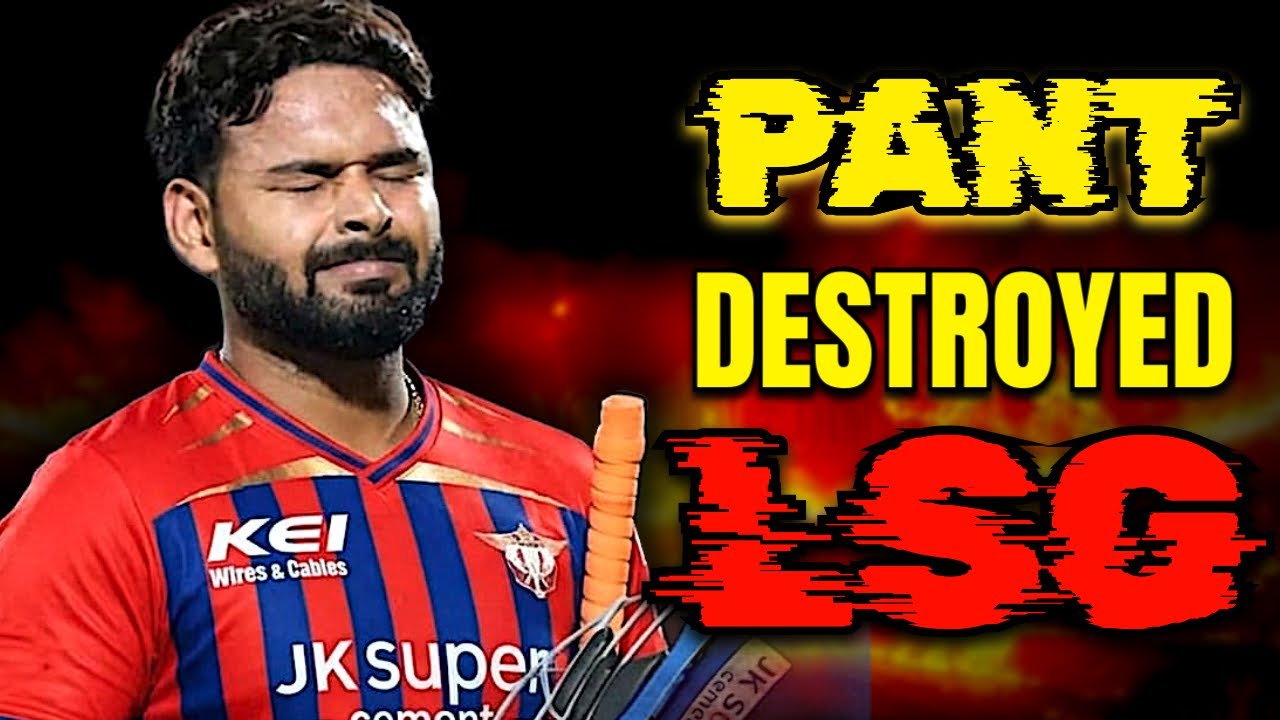 Rishabh Pant Selfish Approach? Destroying LSG Combination for Form | IPL 2026 Analysis