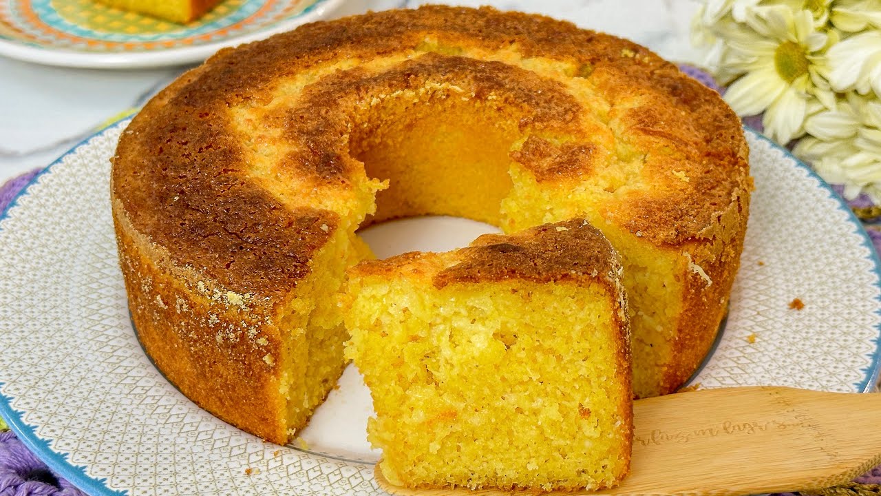 O segredo do bolo de milho de latinha perfeito | SEM FARINHA DE TRIGO | Rafael Freitas