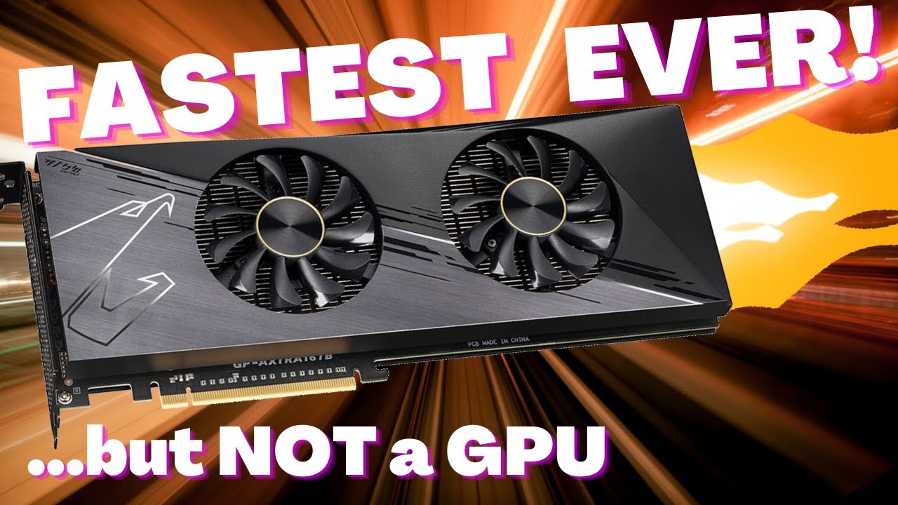 Gigabyte Aorus Extreme Gen 4 AIC - its FAST!