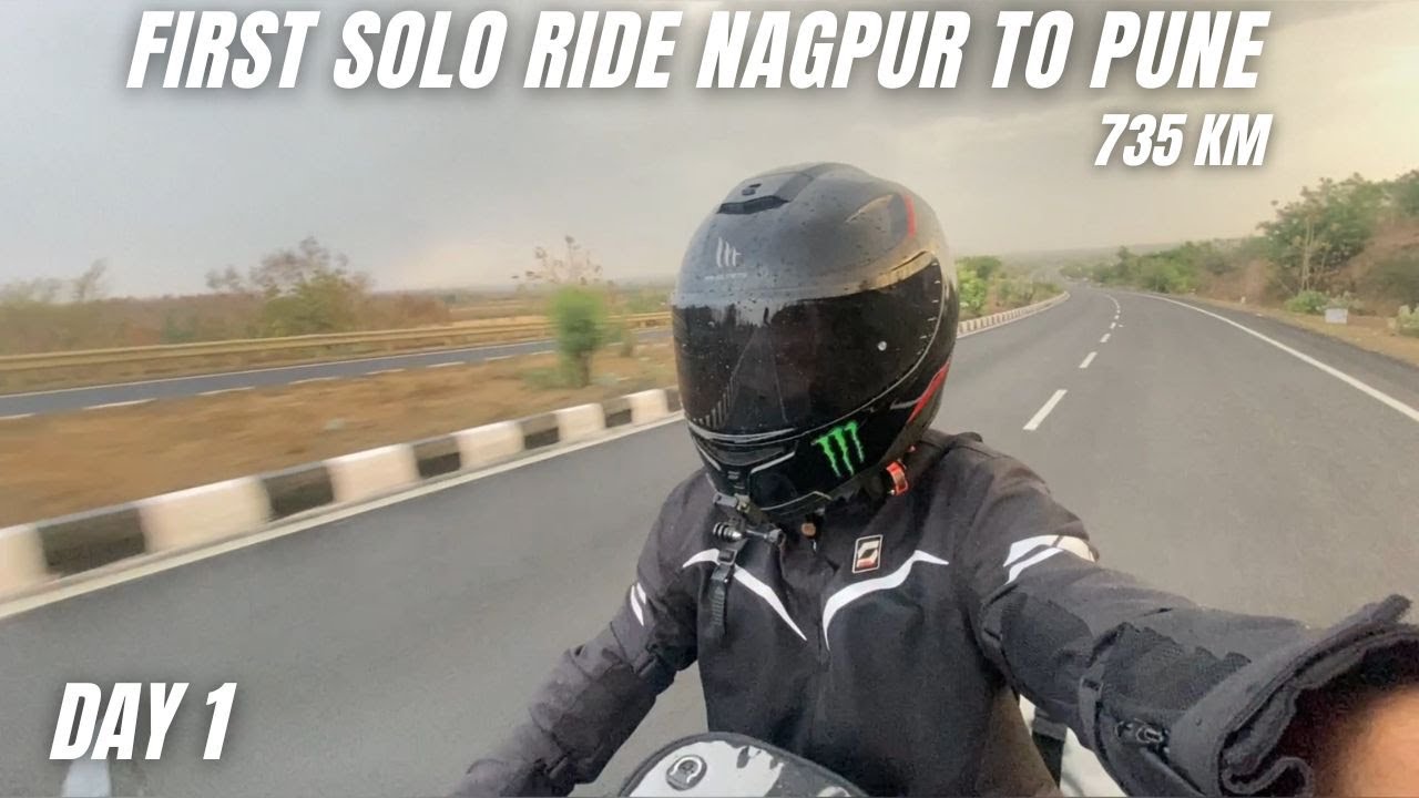 DAY 1 OF NAGPUR TO PUNE SOLO RIDE