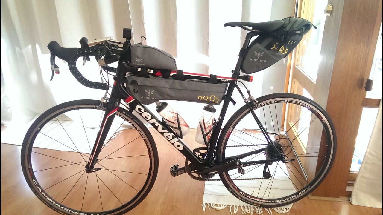 Bikepacking setup for 1,080km ride Melbourne to Adelaide - Cervelo R3 + Apidura bags