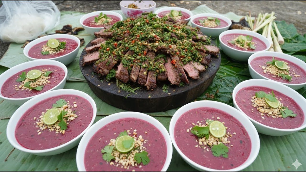 Thịt Ngựa nướng kiểu hoang dã | Nhịp Sống Tây Bắc
