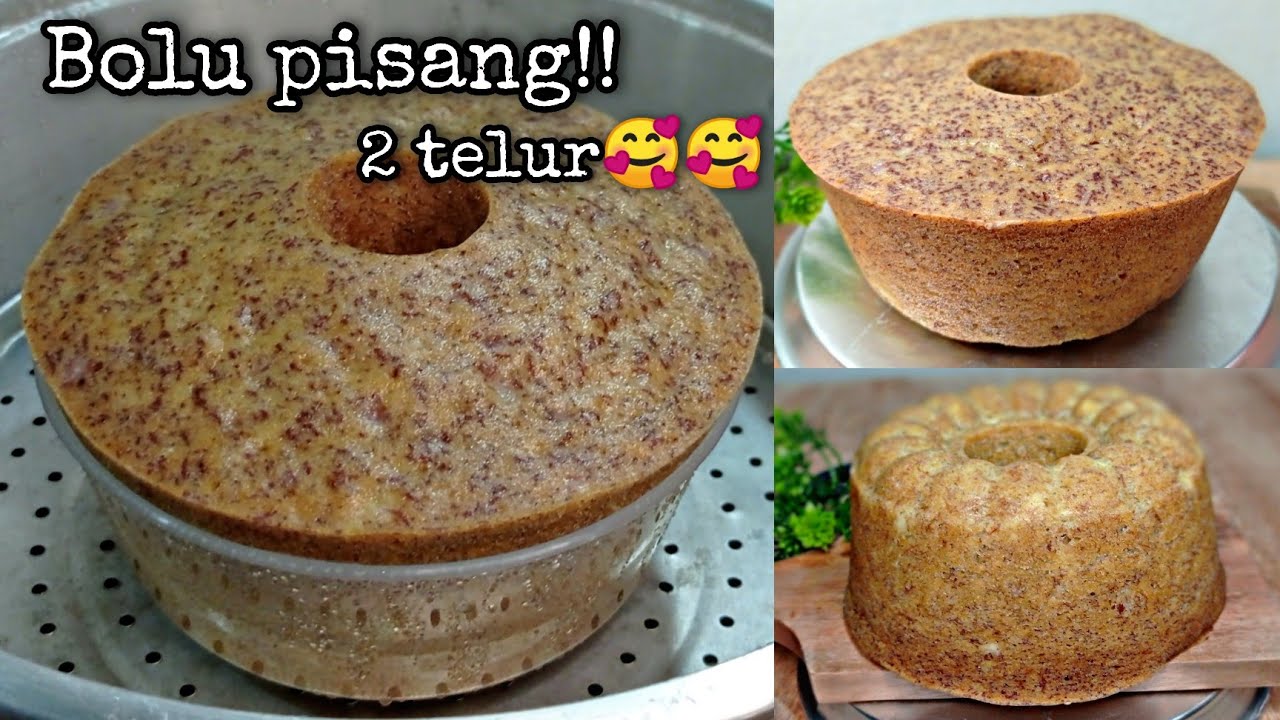 BOLU PISANG 2 TELUR !!! irit banget hasilnya jumbo