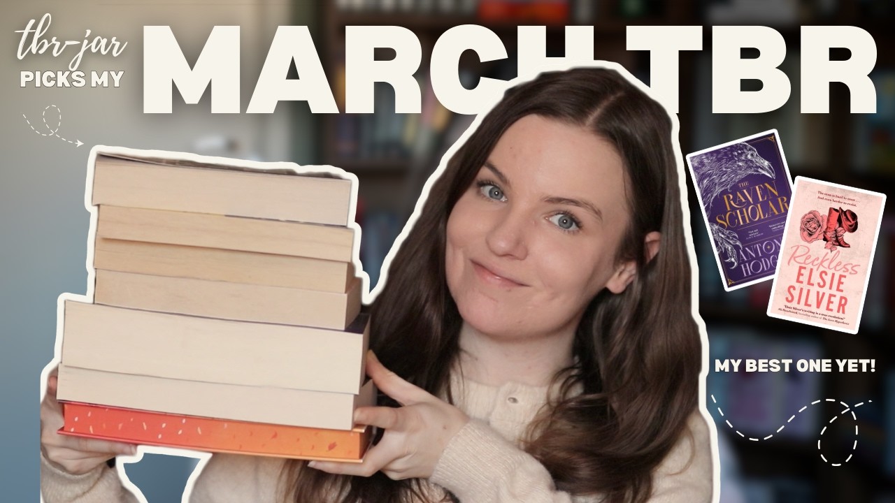 TBR-jar chooses my March reads! 💐 | Best one yet, thriller, fantasy, dark academia & more!