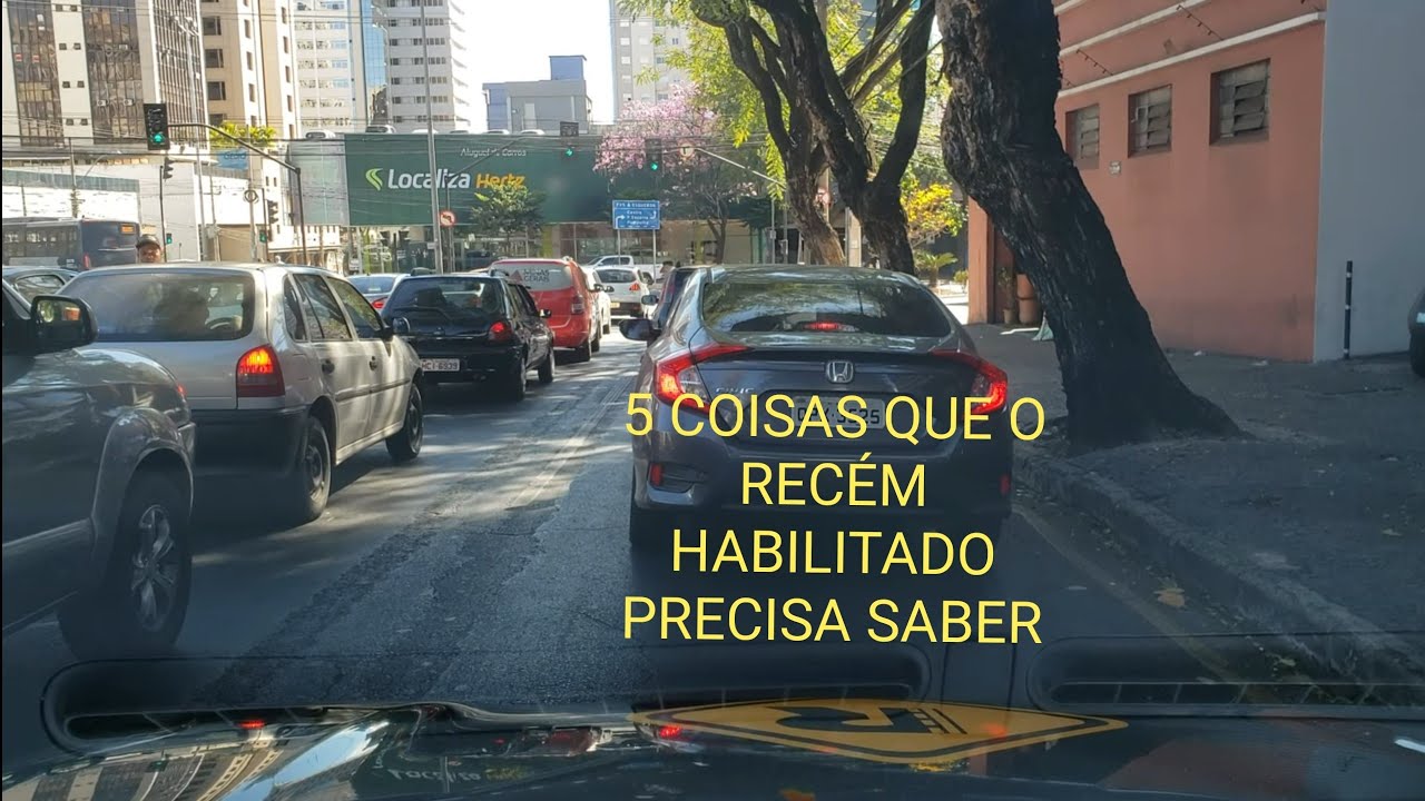 5 COISAS QUE O REC&Eacute;M HABILITADO PRECISA PRATICAR AO DIRIGIR O CARRO SOZINHO