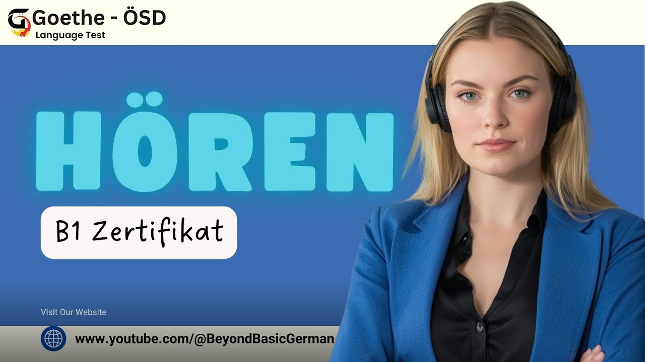 GOETHE - ÖSD  B1 ZERTIFIKAT 2025  HÖREN  Modelltest 21