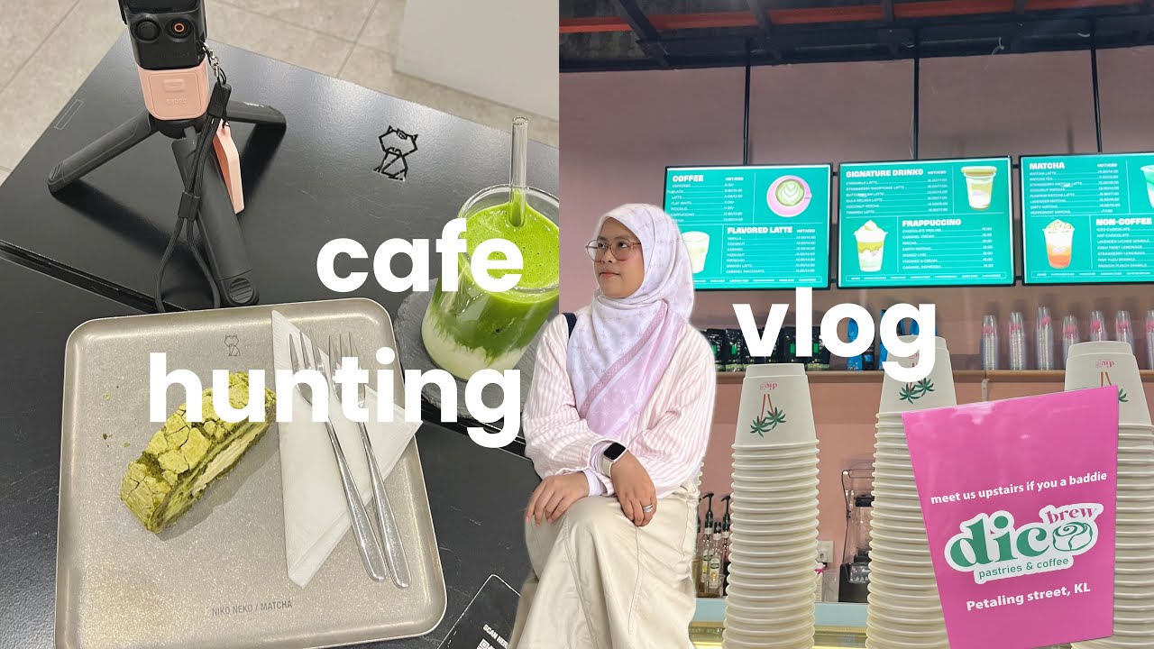 Cafe Hunting Vlog 🍵: Dico Brew, Niko Neko, Cookie Crumbs