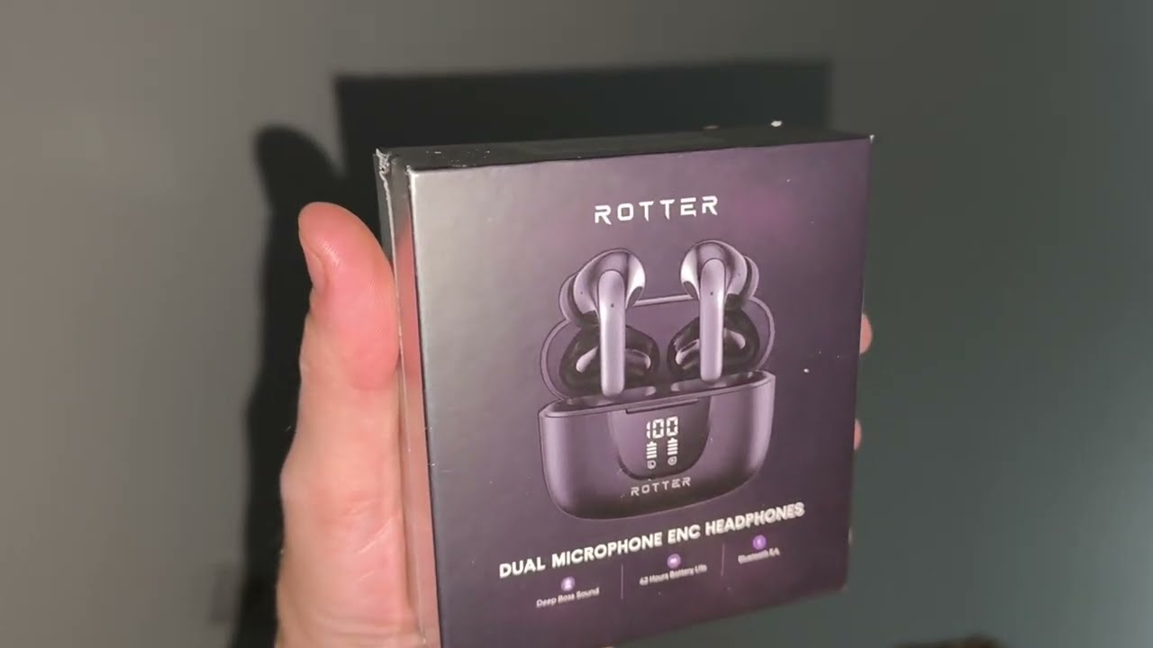 Casti wireless ROTTER®️ cu izolare a zgomotului, In-ear Bluetooth, Casti Wireless Audio, Fara fir