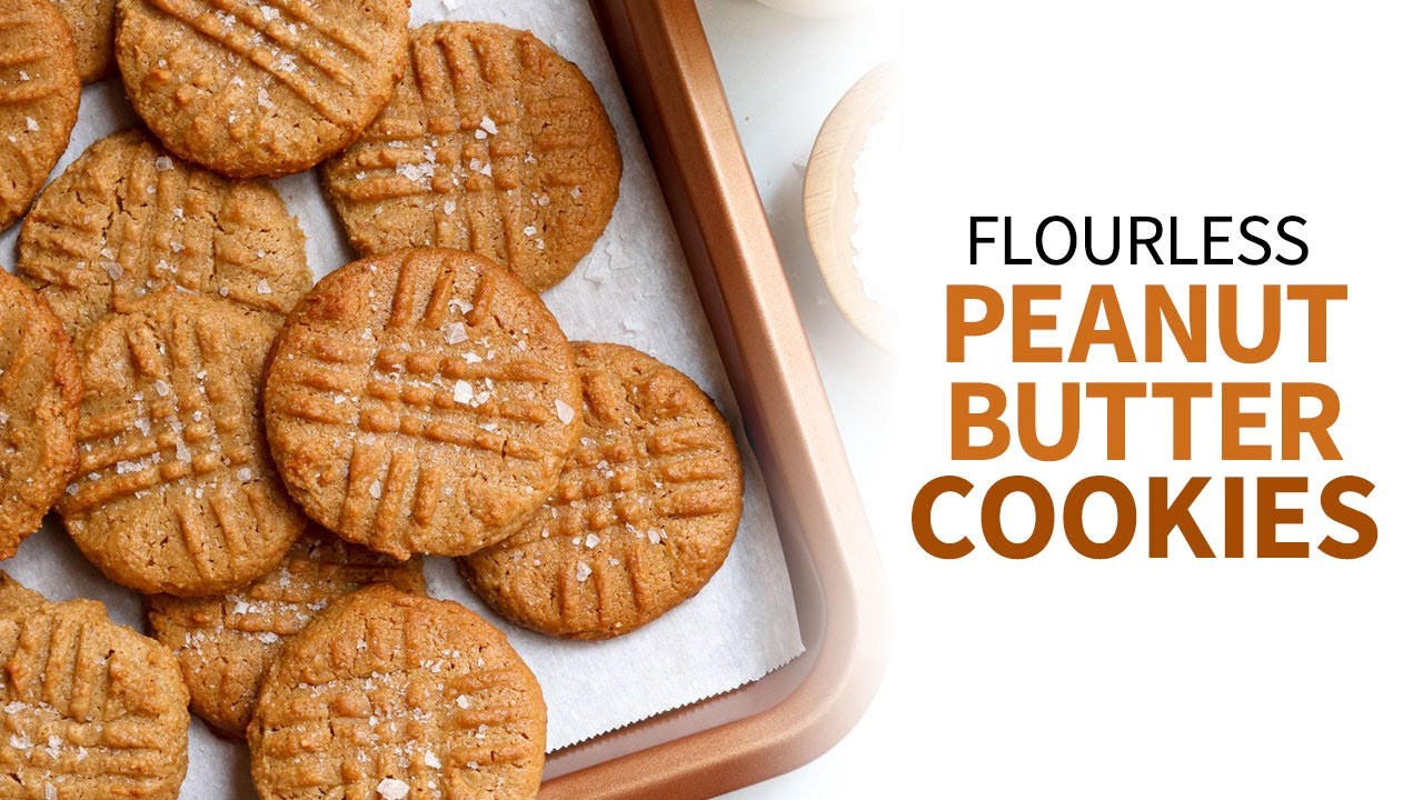 Flourless Peanut Butter Cookies | gluten-free & grain-free!
