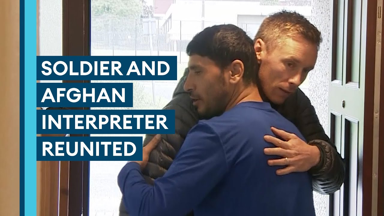 Surprise reunion of veteran and Afghan interpreter after 10 years
