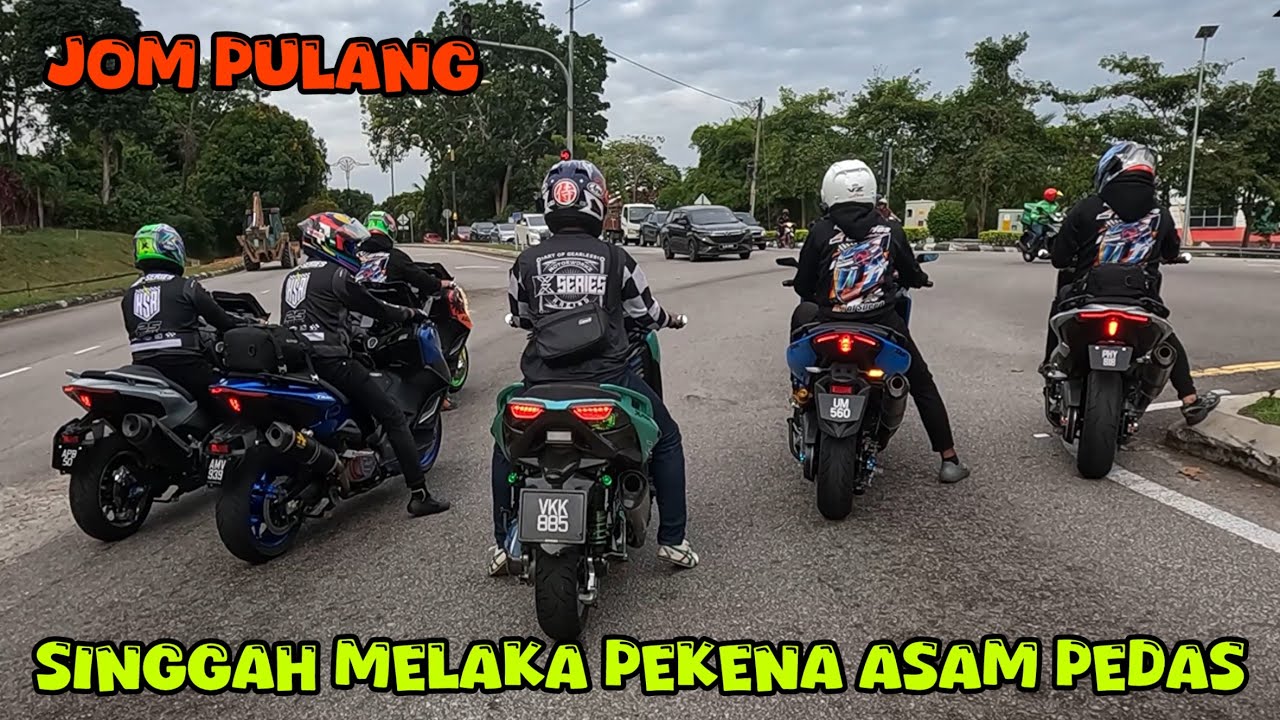 Tuning Tmax 560 part 4 ( singgah pekena asam pedas di Air Keroh Melaka )