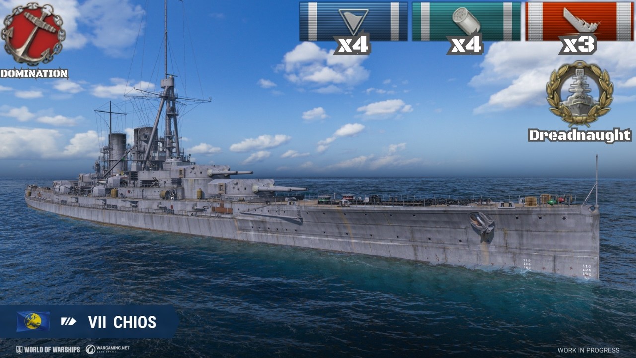Their flank attack fails against our defence | VII Chios | World of Warships Replays