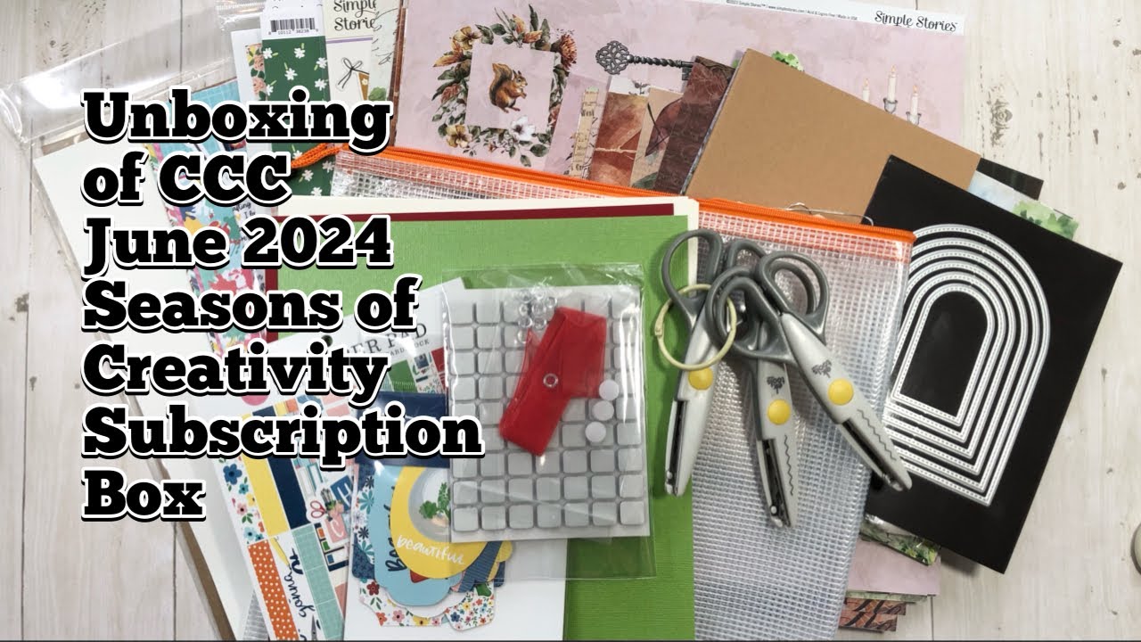 Unboxing Country Craft Creations June 2024 Seasons of Creativity Box 📦 | PLUS a Sneak Peek