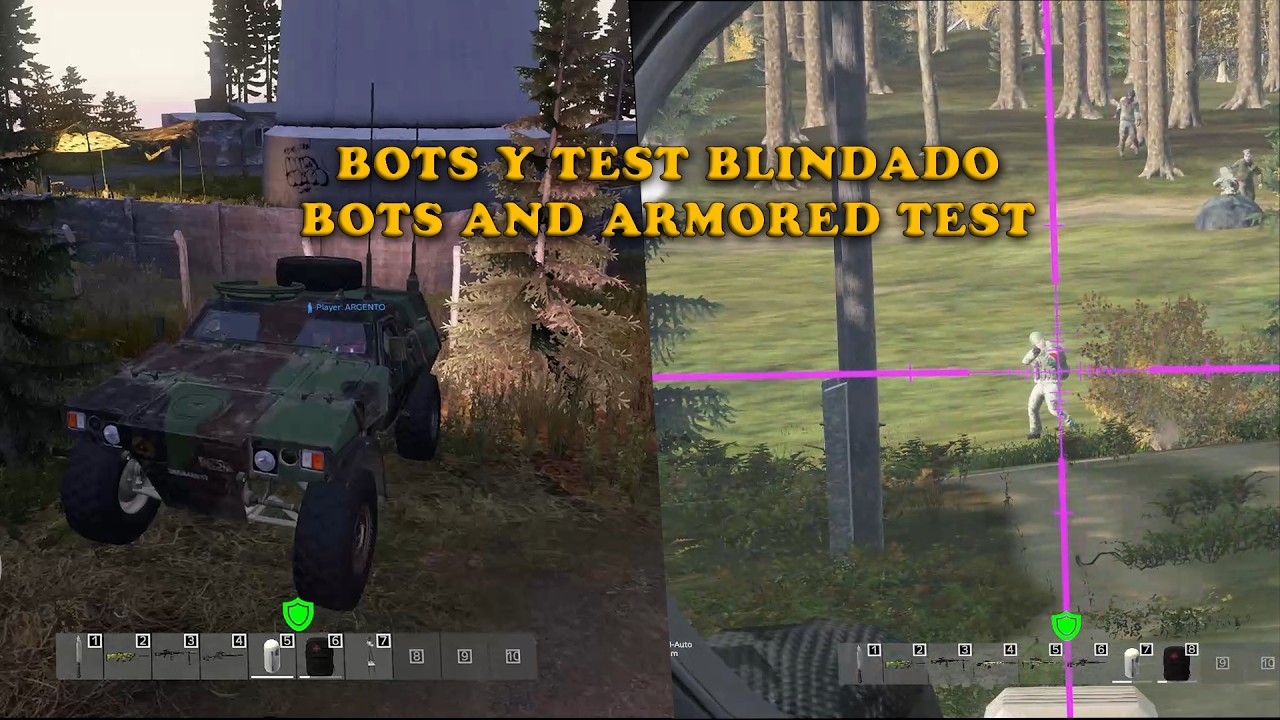 DayZ - PUNISHER PVE - Día/Day 11 - BOTS Y TEST BLINDADO/BOTS AND ARMORED TEST 🚜