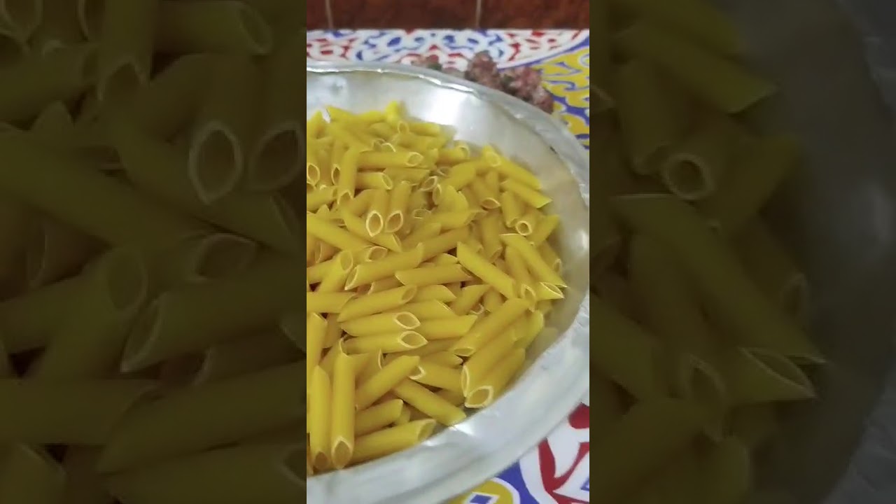 طريقه عمل كفته بالمكرونه 