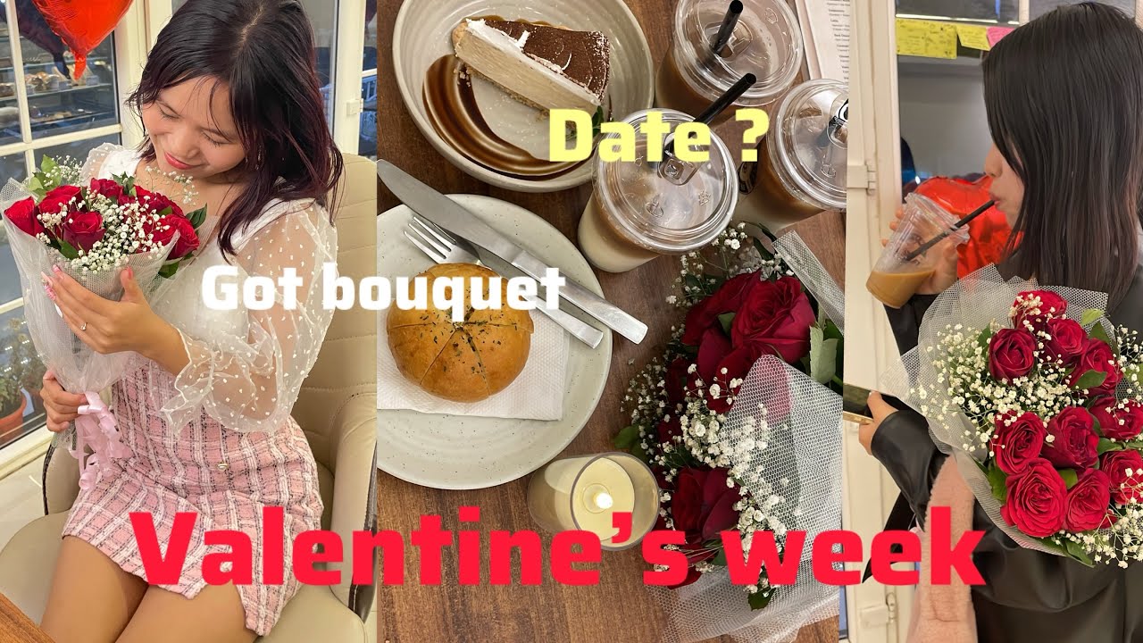 Soft Valentine’s week 💋✨ | Cafe hopping 🍰