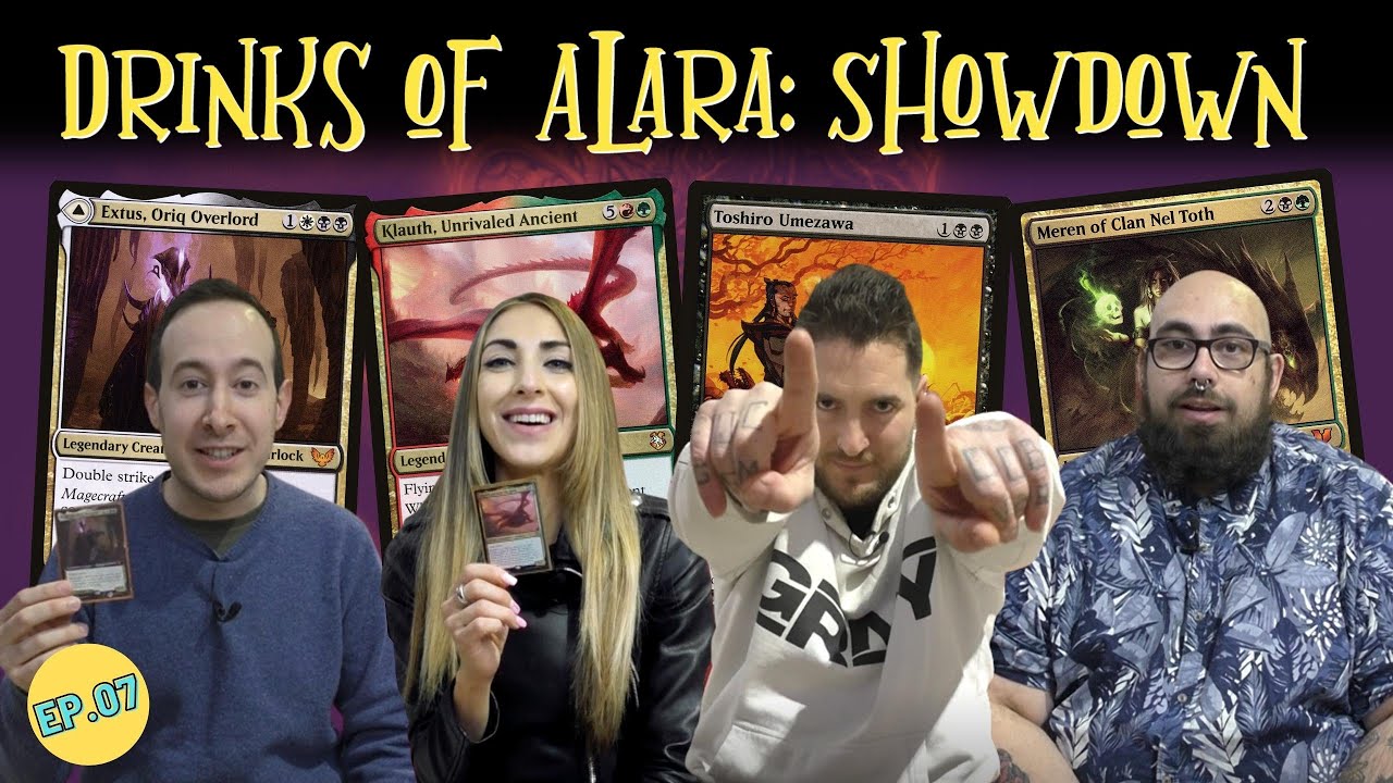 SHOWDOWN EP 7 EXTUS vs KLAUTH vs TOSHIRO vs MEREN | Drinks of Alara con Rapsolo y Ciervax