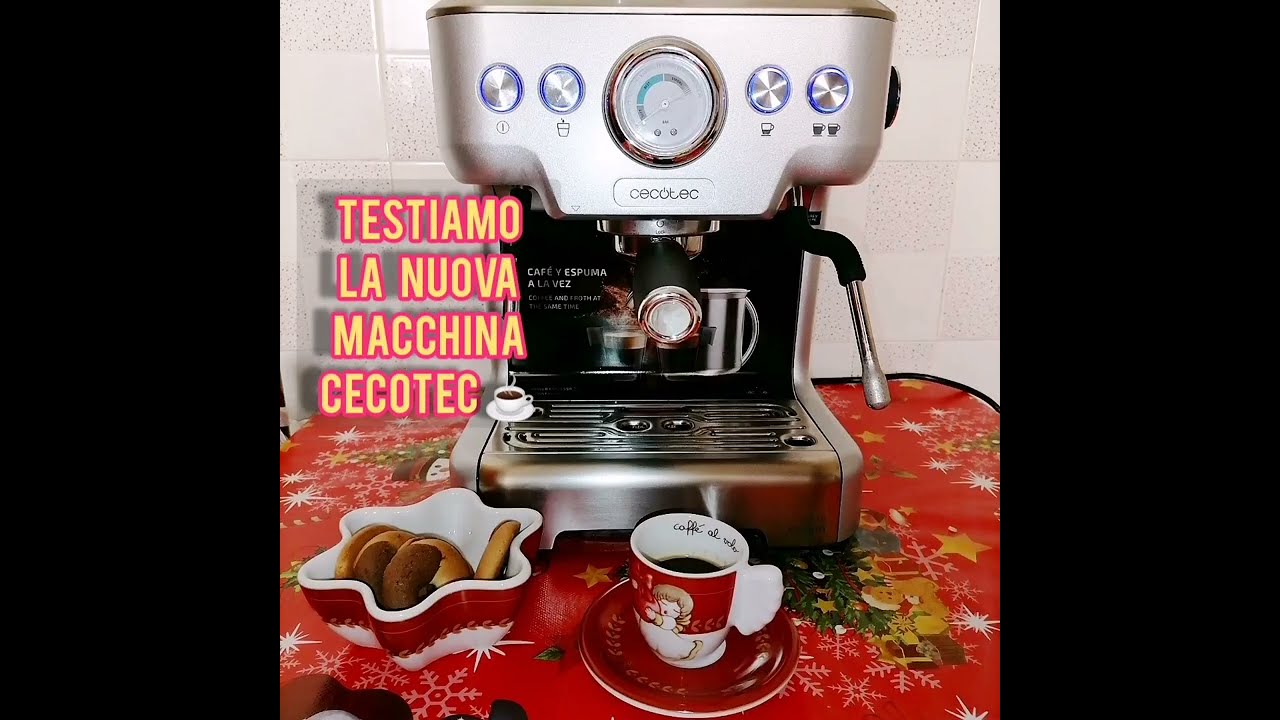 TESTIAMO la macchina power Espresso 20 Barista Pro di CECOTEC ☕CAPPUCCINO, CAFFÈ E TISANE