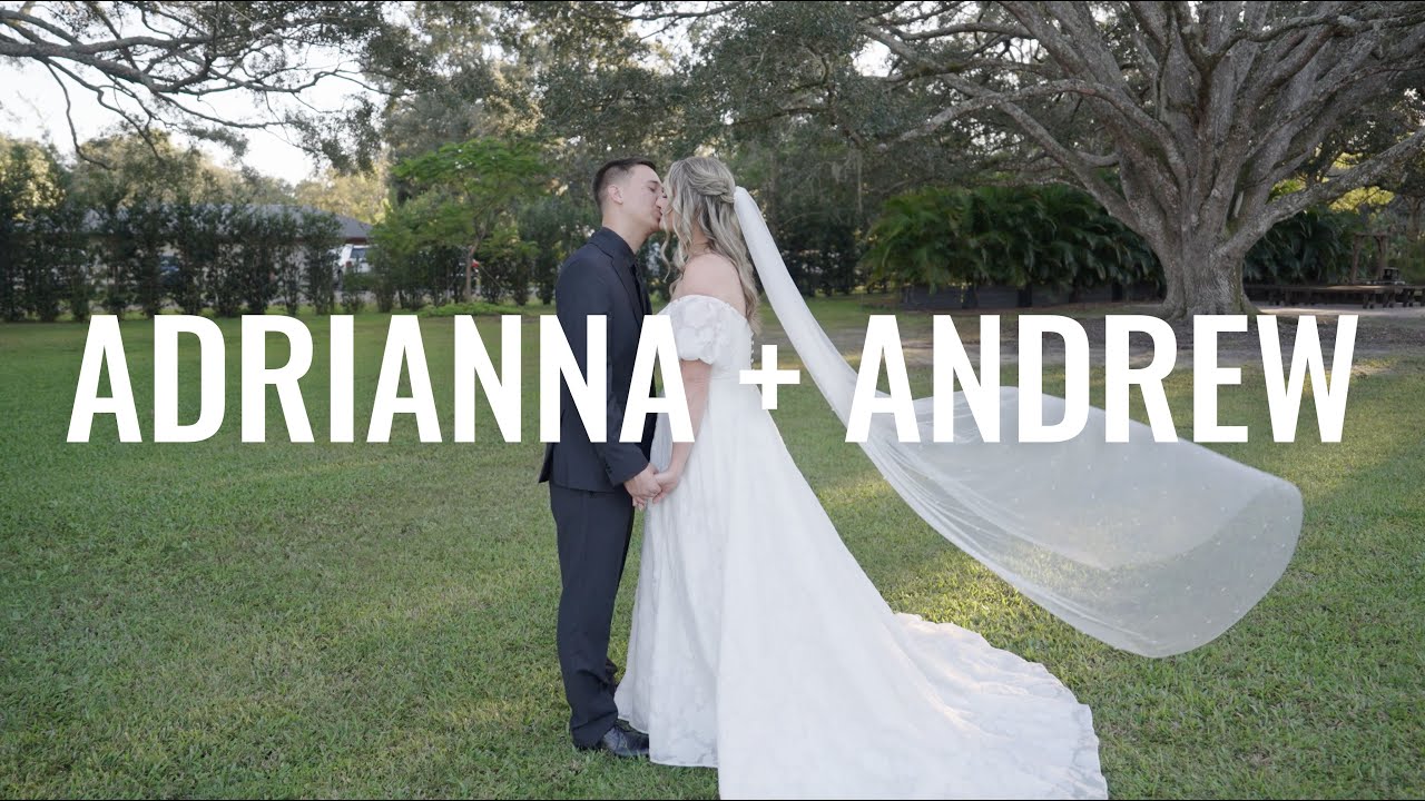Adrianna + Andrew Wedding Highlight Reel | Mia Bella Gardens | Mims, Florida | Wedding Videographer