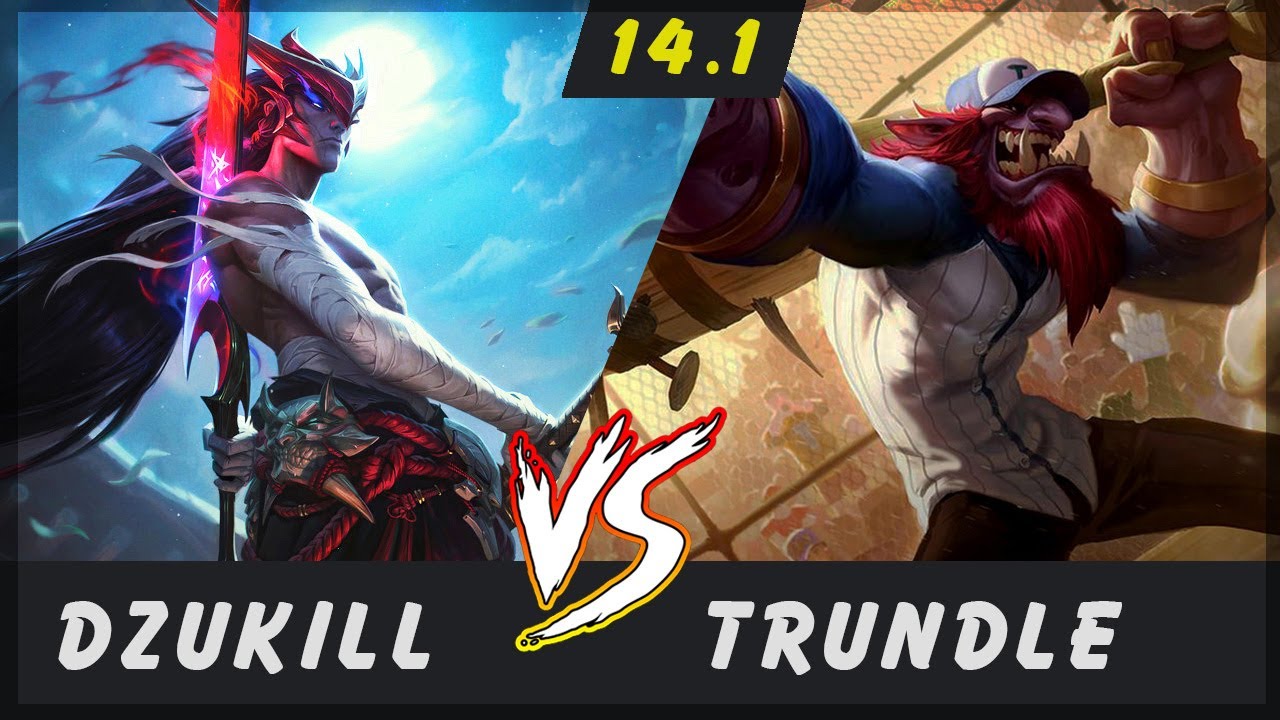 Dzukill - Yone vs Trundle TOP Patch 14.1 - Yone Gameplay