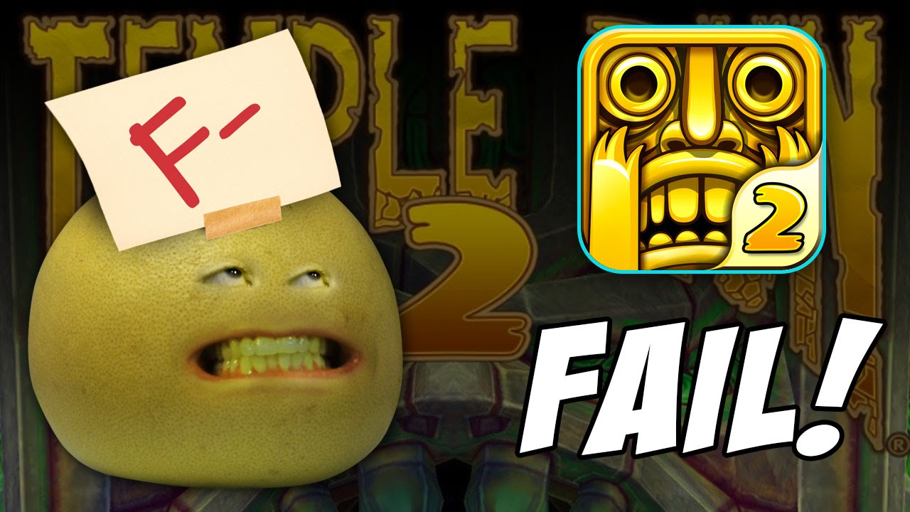 Раздражающий апельсин — Грейпфрут терпит неудачу в Temple Run 2