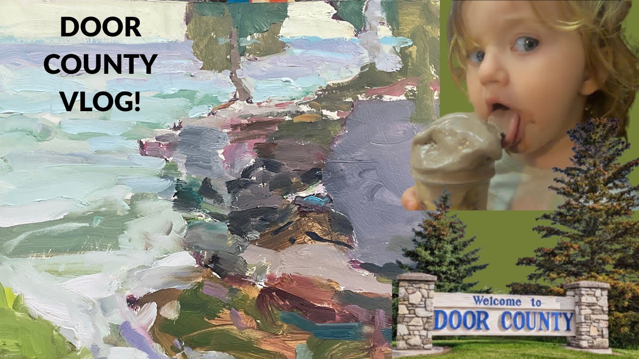 Day in Door County as a Plein Air Painter | Cave Point June 2025
