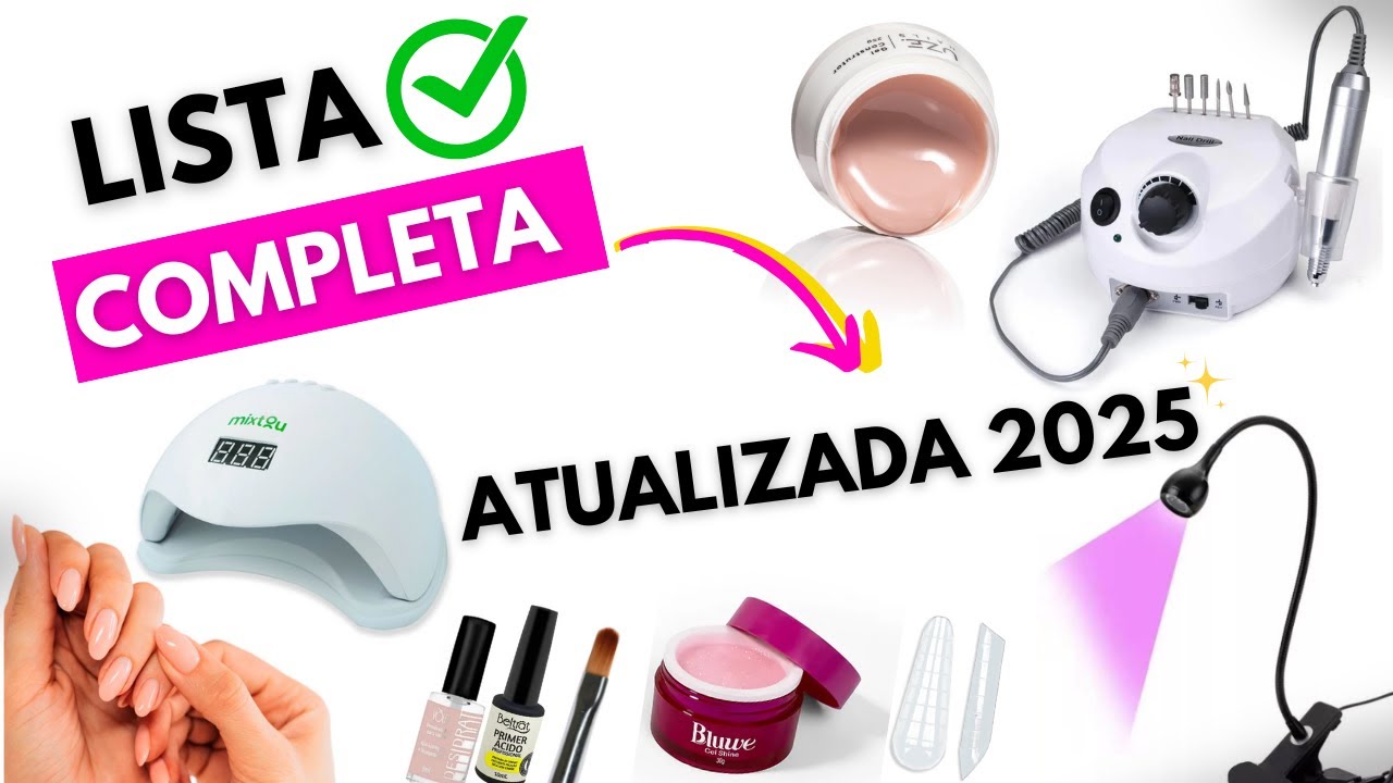 Material que Precisa para Fazer Alongamento de Unha de Gel | Atualizado 2025