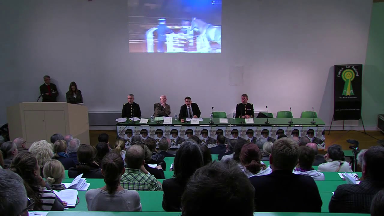 PLR - Hommages à Patrick LE ROLLAND - Colloque Equitation de Tradition Française - Saumur 2014
