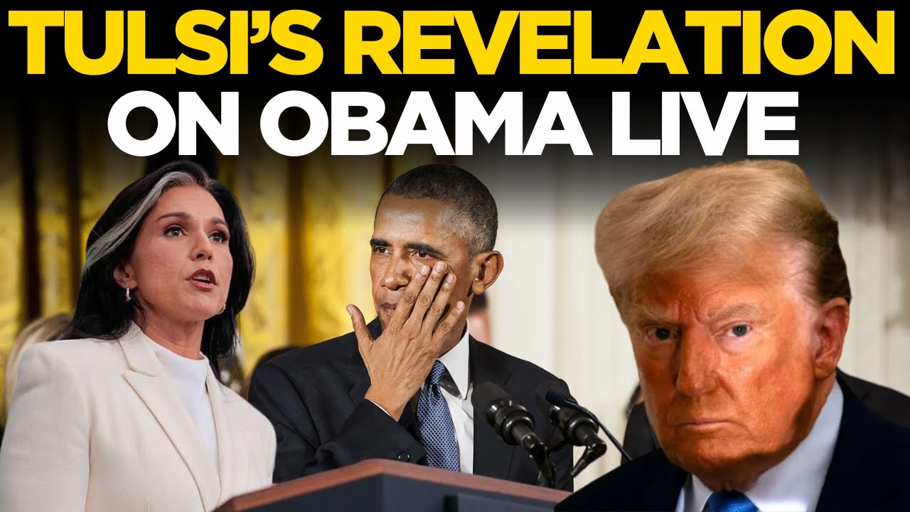 LIVE News | Tulsi Gabbard&rsquo;s REVELATION on Obama STUNS Washington | US News Live | Trump | Obama News
