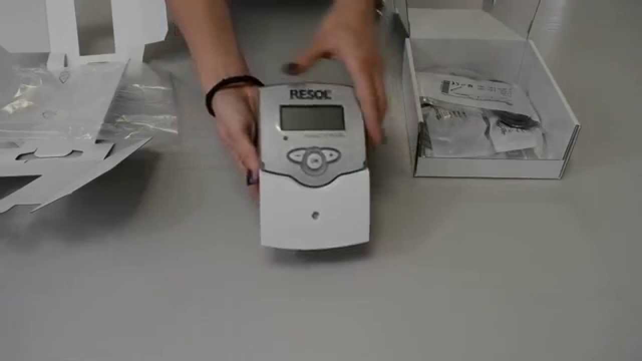 Resol DeltaSol BS Plus V2 doboz tartalma