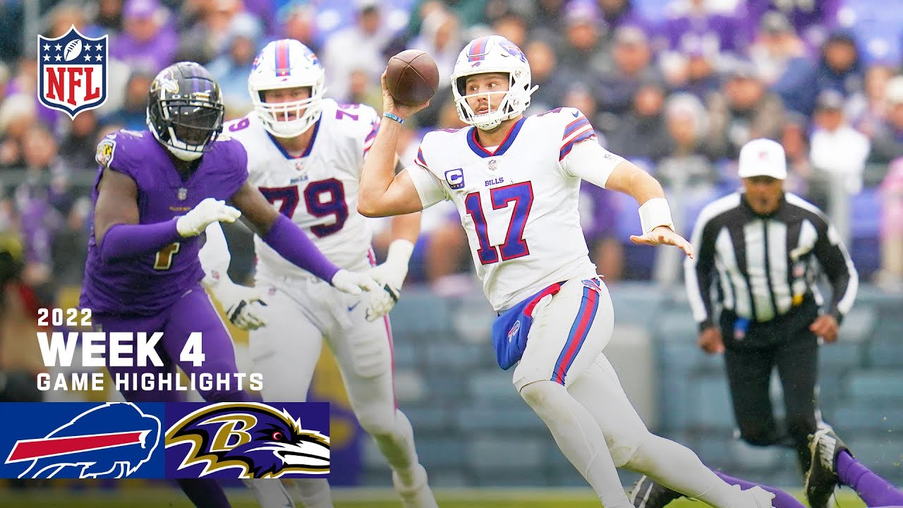 Buffalo Bills vs. Baltimore Ravens | Week 4 2022 Highlights