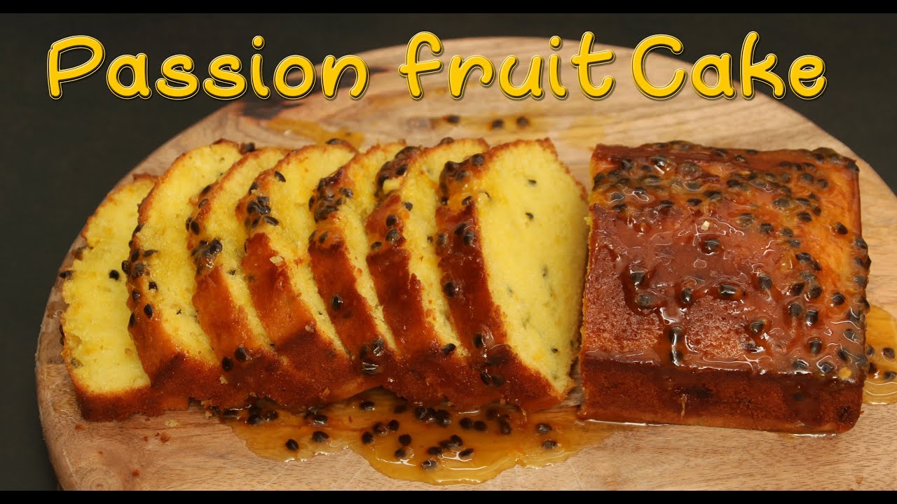 Passion fruit Cake|Passion fruit drizzle cake|Healthy Passion fruit|Simple fruit cake|