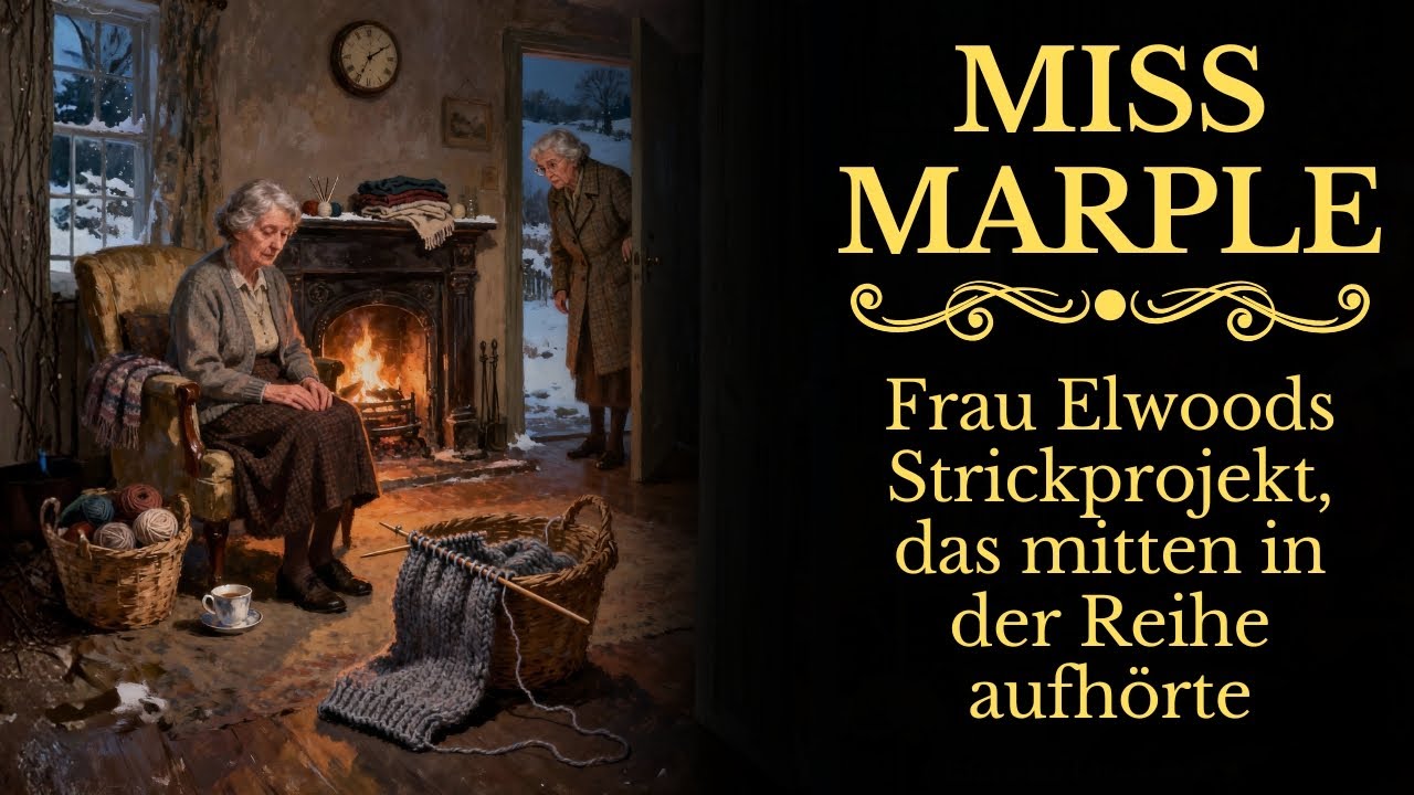 Frau Elwoods Strickprojekt, das mitten in der Reihe aufhörte | Miss Marple Krimi-Hörbuch