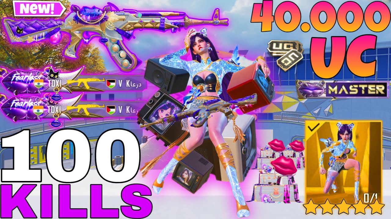 40.000😱FOR NEW GUN AKM (LEVEL8)BEST GAMEPLAY PUBG MOBILE🔥WITH NEW AKM