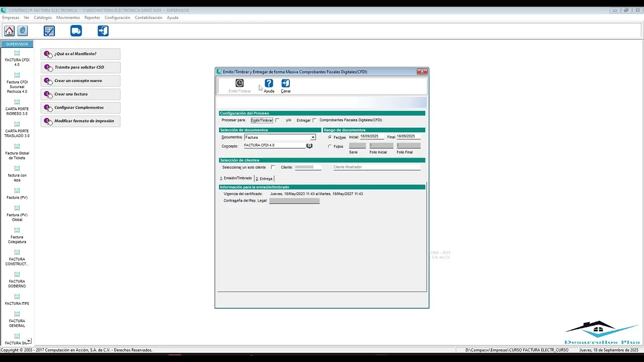CÓMO GENERAR DOCUMENTOS MASIVAMENTE CON FACTURA ELECTRONICA