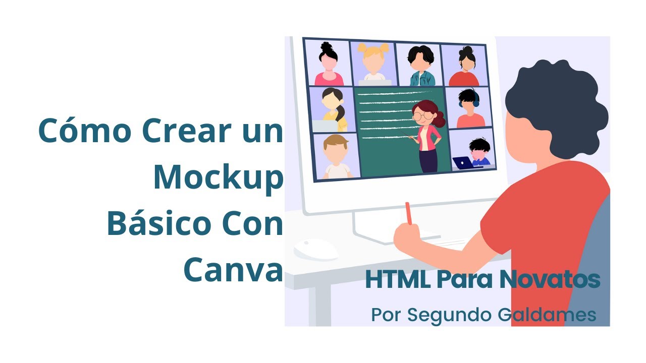 Cómo Hacer un Mockup Básico  Con Canva | HTML Para Novatos EP. 12