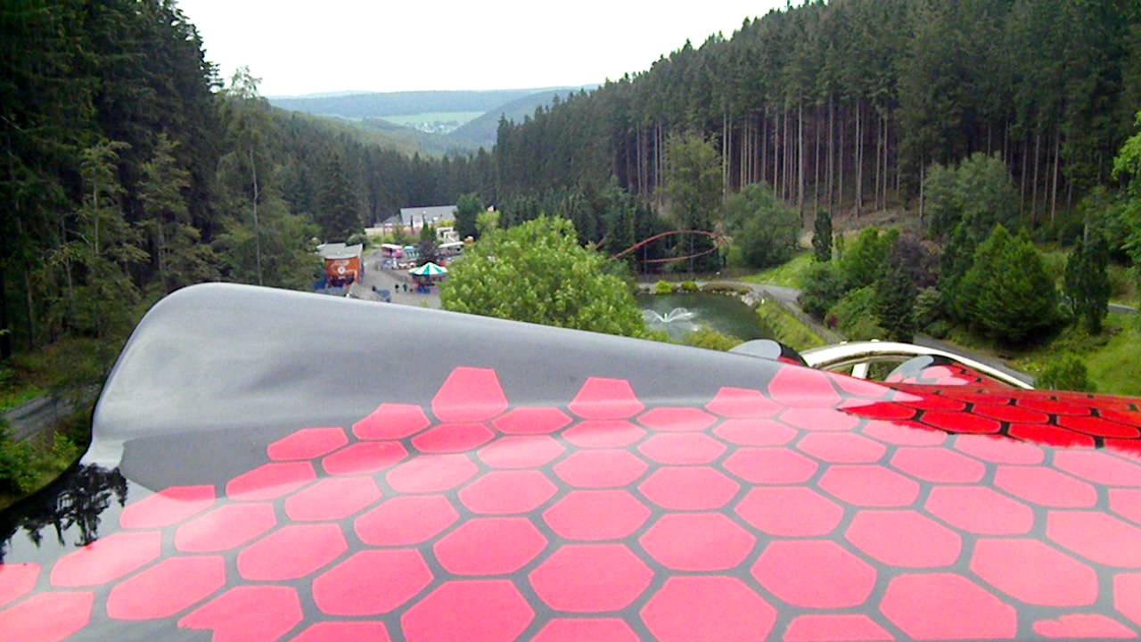Speed Snake at Fort Fun Abenteuerland in Waserfall Germany - On Ride POV