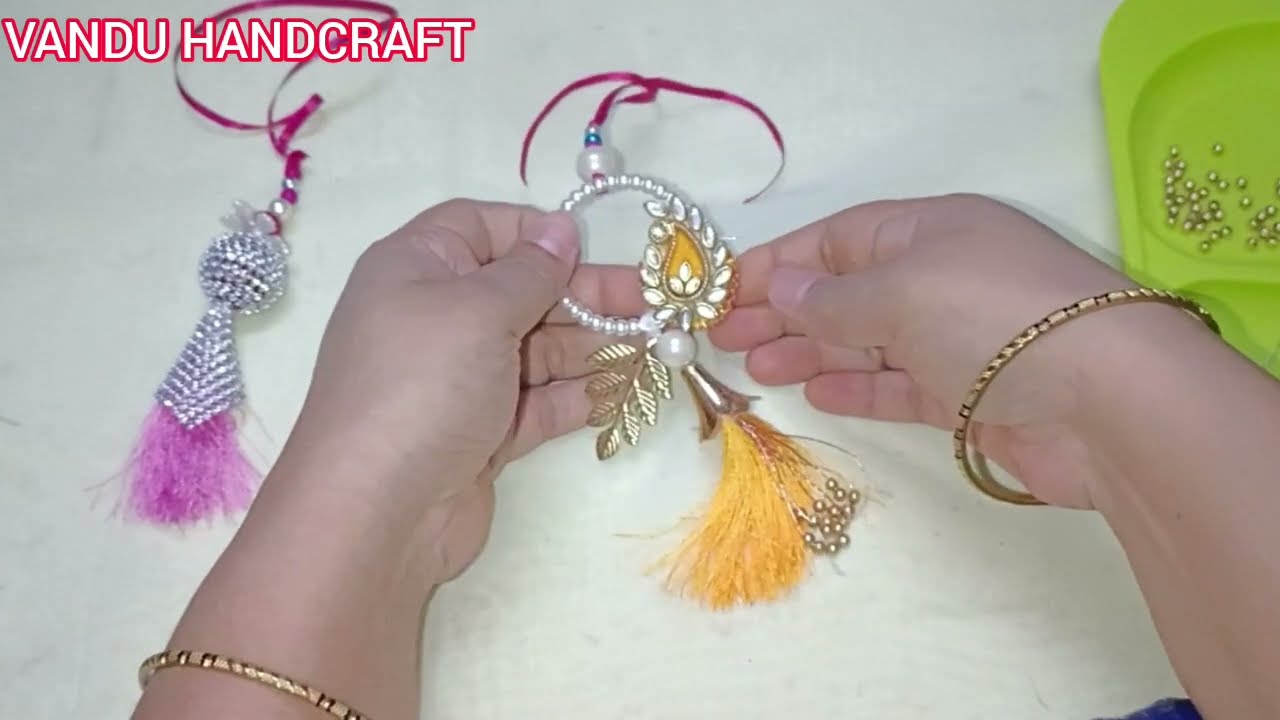 DIY | Easy Lumba Rakhi making at home || Rakhi | Lumba making for Bhabi | 2023