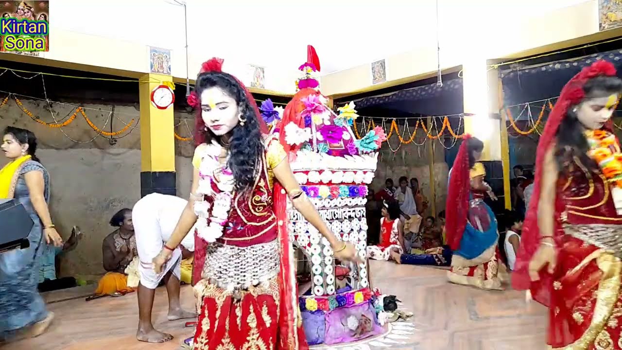 Adhunik song in Radha nam. khirpai dal. #kirtansona