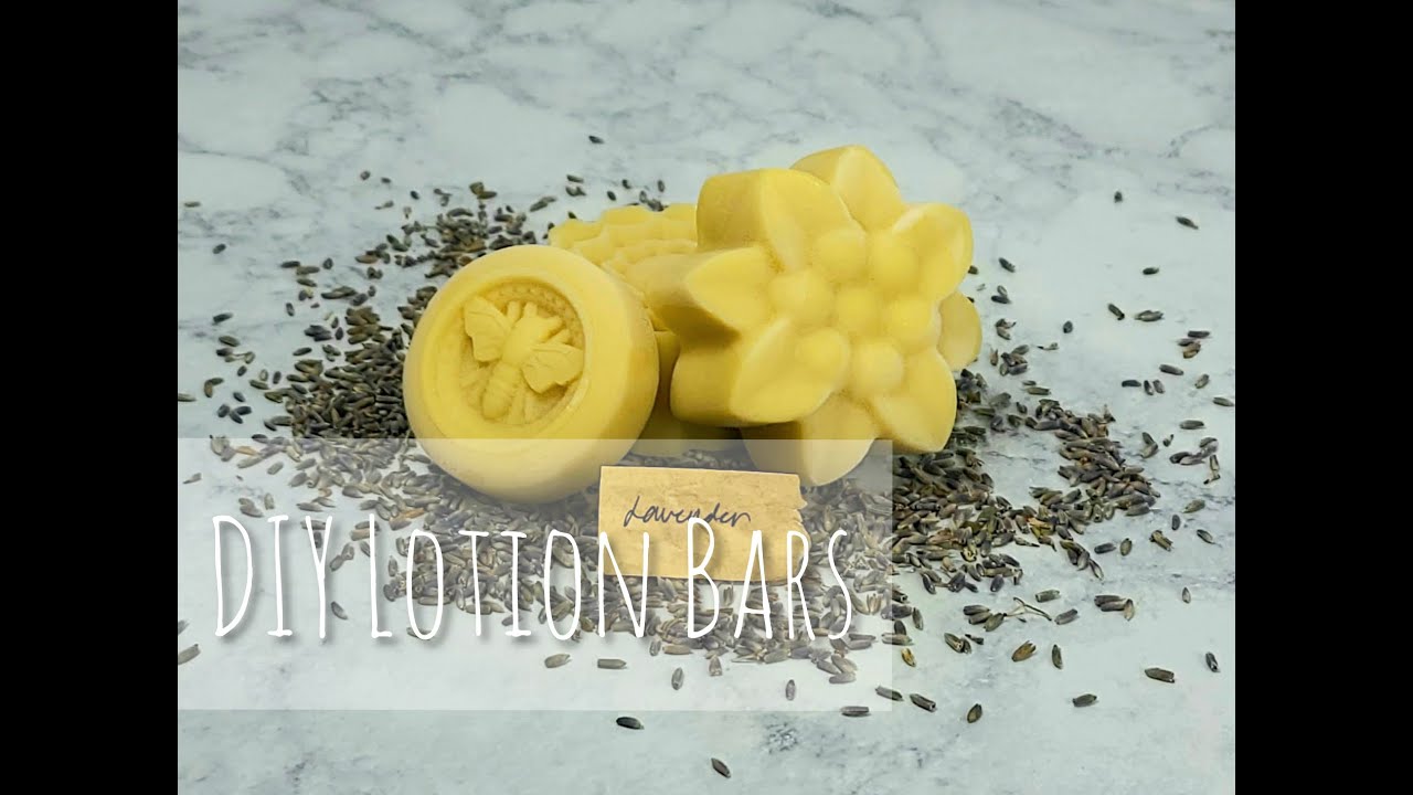 Shea Butter Lavender Lotion Bar DIY