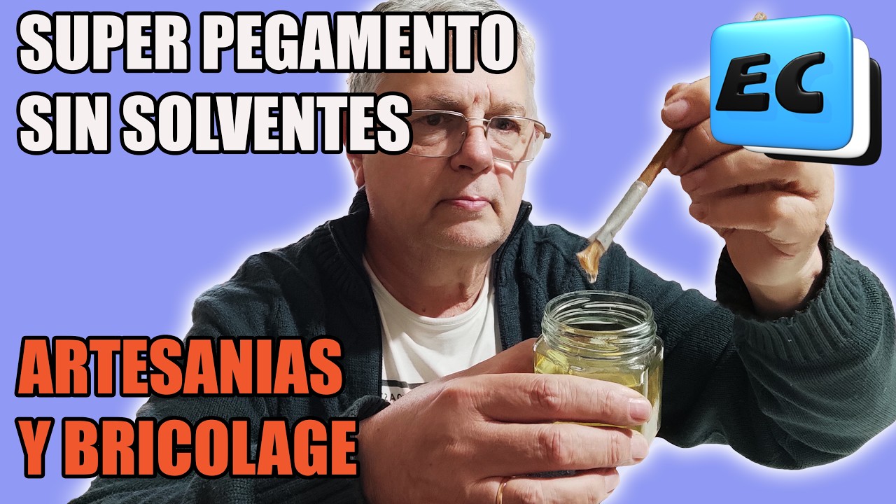 SECRETO REVELADO, SUPER PEGAMENTO para manualidades y artesanias SIN SOLVENTES!