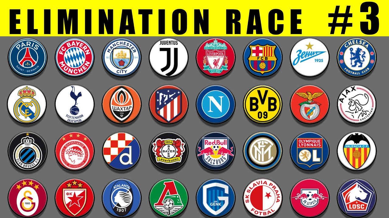 Champions League Elimination Marble Race 3 in Algodoo / Marble Race King