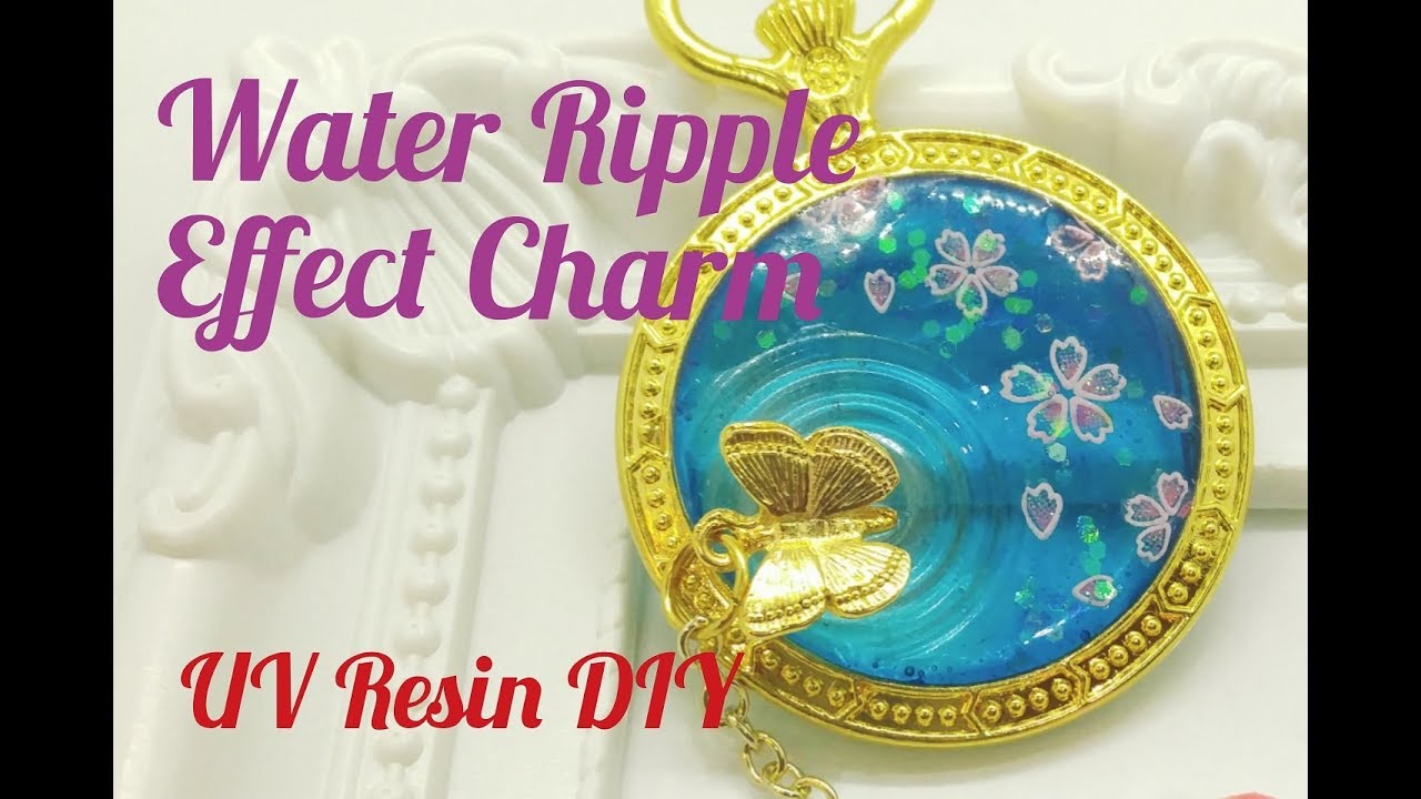 UV Resin DIY Water Ripple Effect Charm